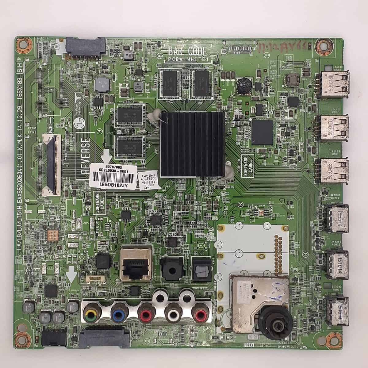 43LF6300-TA LG MOTHERBOARD FOR LED TV