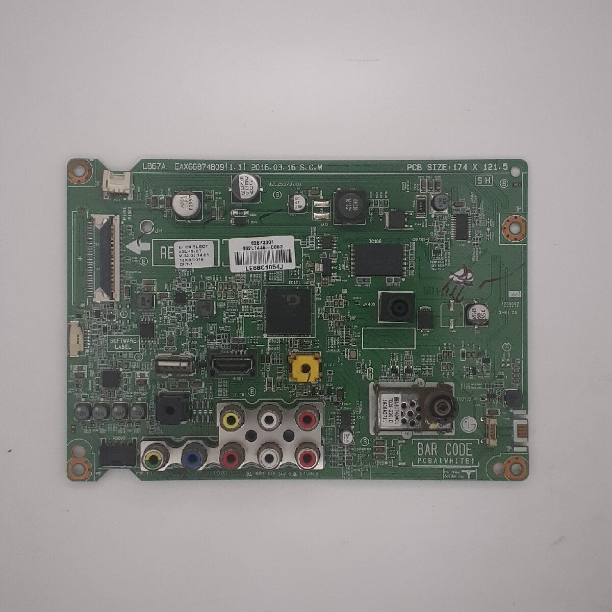 43LH520T-TE LG MOTHERBOARD FOR LED TV