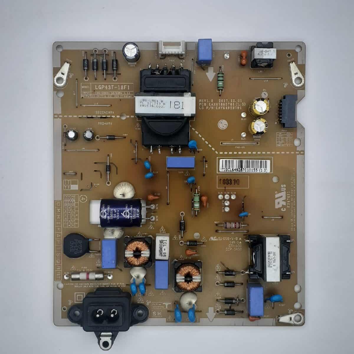 43LK5360PTA LG POWER SUPPLY BOARD FOR LED TV