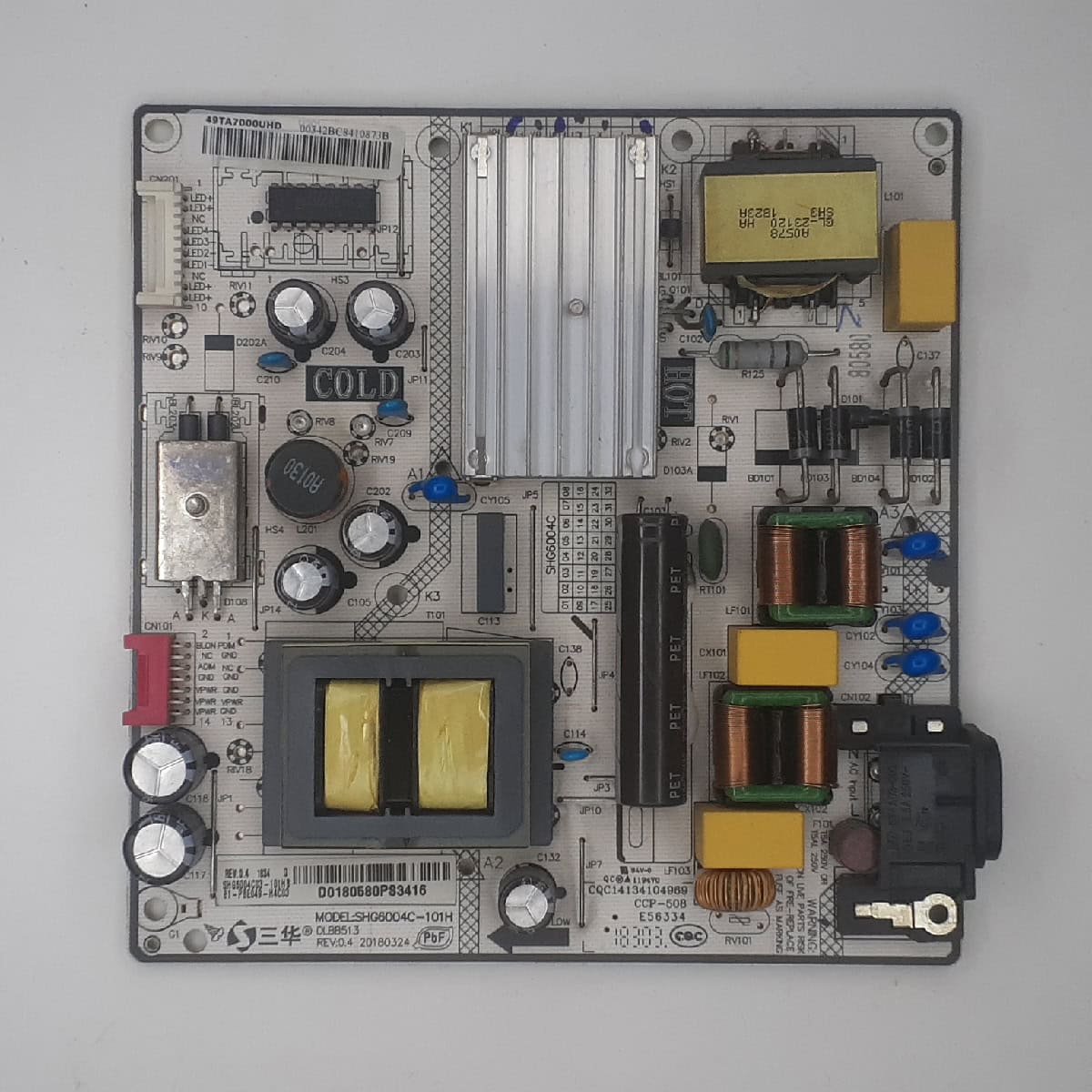 49TA700UHD MICROMAX POWER SUPPLY BOARD FOR LED TV