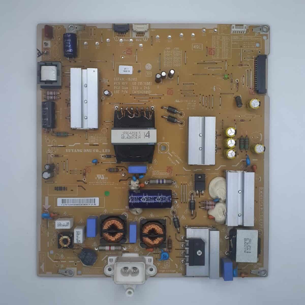 49UH850T-TA LG POWER SUPPLY BOARD FOR LED TV