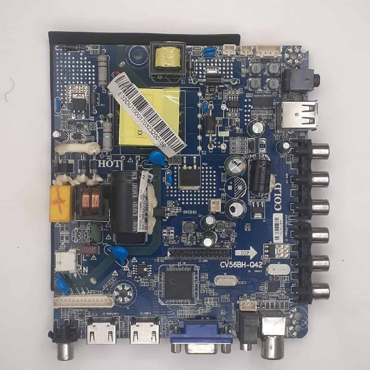 CV56BH-Q42 MOTHERBOARD FOR LED TV ( 32 INCH )8 nos