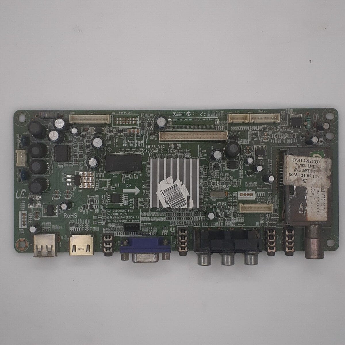 VVRL22HGQ FLA VIDEOCON MOTHERBOARD FOR LED TV