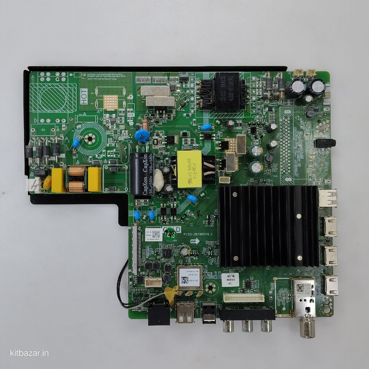 43QS850E LLOYD MOTHERBOARD FOR LED TV ( P150-2874WV6.2 ) SUPPORTED PANEL-HV430QUB-F70-BOE 1 43QS850E LLOYD MOTHERBOARD FOR LED TV ( P150-2874WV6.2 ) SUPPORTED PANEL-HV430QUB-F70-BOE